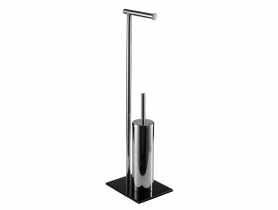 Stojak do wc 1 Niagara black chrom BISK