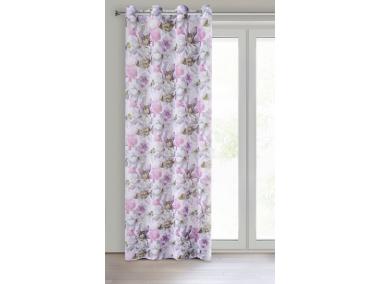 Zdjęcie: Zasłona gotowa Bella 140x250 cm ciemnoróżowy EUROFIRANY