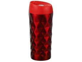 Kubek termiczny ze stali nierdzewnej Jasper 400 ml czerwony AMBITION