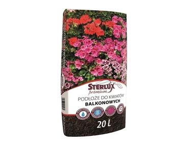 Zdjęcie: Podłoże do kwiatów balkonowych 20 L STERLUX PREMIUM