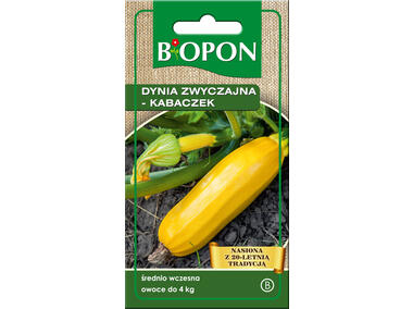 Zdjęcie: Dynia zwyczajna Złoty Cepelin - kabaczek 2 g BIOPON