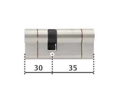 Zdjęcie: Wkładka Y500 30/35 satyna blister YALE