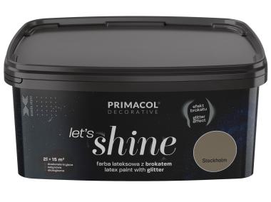 Zdjęcie: Farba dekoracyjna z brokatem Lets Shine Stockholm 2 L PRIMACOL DECORATIVE