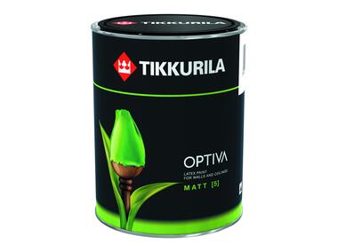 Zdjęcie: Farba lateksowa Optiva Matt 5 Eco Ba 0,9 L TIKKURILA