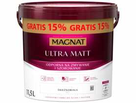 Farba lateksowa Magnat Ultra Matt 11,5 L biały ŚNIEŻKA