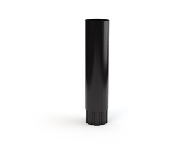 Zdjęcie: Rura spustowa 87 mm - 3 m StalGam czarny GAMRAT