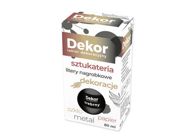 Dekor 80 ml srebrny INCHEM POLONIA