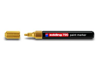 Zdjęcie: Marker do nagrobków Edding złota okrągła końcówka 2-3 mm DMS