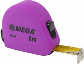 Miara zwijana 8 m, 25 mm, 2 stopery, PVC, soft MEGA