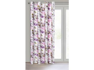Zdjęcie: Zasłona gotowa Lillie 140x250 cm różowy EUROFIRANY