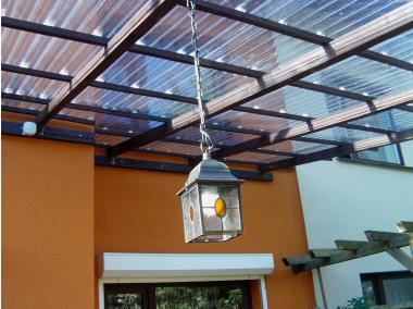 Zdjęcie: Płyta falista PVC 90x200 cm/0,8 mm Fala 76/18 bezbarwna ROBELIT