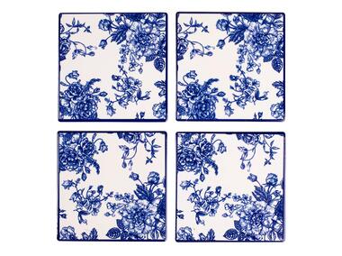 Zdjęcie: Zestaw 4 podstawek ceramicznych Elisabeth 10x10cm ALTOMDESIGN