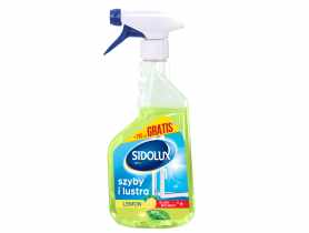 Płyn do mycia szyb 650 ml lemon SIDOLUX CRYSTAL