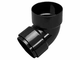 Kolano dwukielichowe Kanion 110x67 mm czarny WAVIN