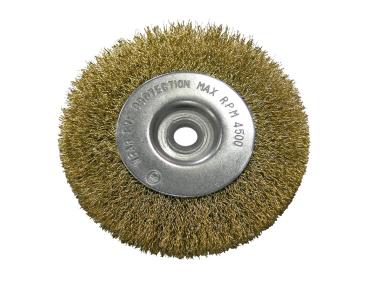 Zdjęcie: Szczotka tarczowa z drutu stalowego mosiądz 115 mm PROLINE