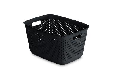 Zdjęcie: Pojemnik 39x29x22 cm 17 L czarny 5550 Openstore ORPLAST