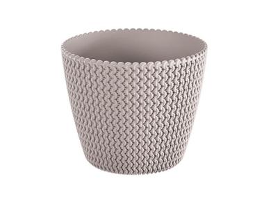 Zdjęcie: Doniczka Splofy mocca 19 cm PROSPERPLAST