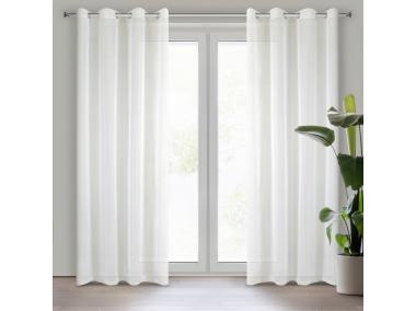 Zdjęcie: Firana gotowa Lucy 140x250 cm kremowy EUROFIRANY