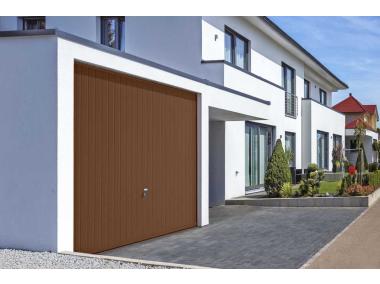 Brama uchylna Optimal U 2500x2125 mm brązowa KRONMAT