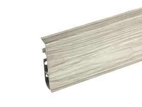 Listwa przypodłogowa PVC Hi Line Prestige 2,2x7,5 cm 2,50 m Dąb Beżowy Haras Mat CEZAR