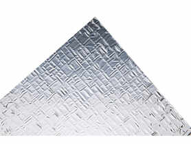 Szkło polistyren grubość 2,3 mm 44x54 cm struktura pyramid przezroczysta SCALA