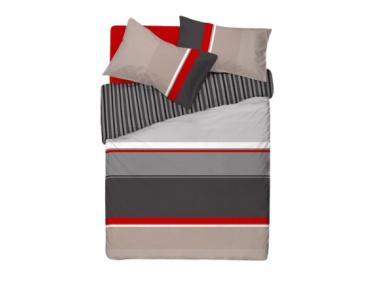 Zdjęcie: Komplet pościeli bawełnianej Lotta 220x200; 70x80 cm x 2 stripes MISS LUCY