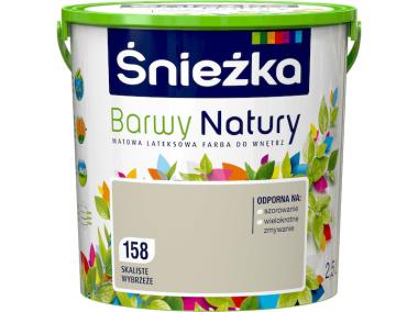 Zdjęcie: Farba Barwy Natury skaliste wybrzeże 158 2,5L ŚNIEŻKA