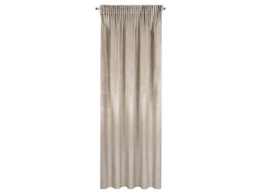 Zdjęcie: Zasłona Samanta 140x270 cm beż na taśmie EUROFIRANY