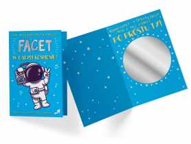Karnet DK-853 Najfajniejszy facet w kosmosie - lusterko KUKARTKA