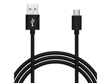 Kabel USB - Micro USB 1m czarny 2A LB0067 Black LIBOX