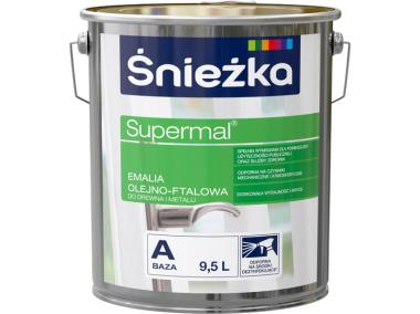 Zdjęcie: Emalia Supermal BazaA biały 9,5L ŚNIEŻKA