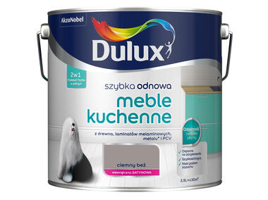 Zdjęcie: Farba Szybka Odnowa Meble kuchenne 0,75 L szary granitowy DULUX