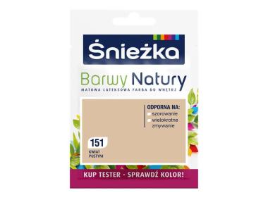Zdjęcie: Farba Barwy Natury tester kwiat pustyni 151 25ml ŚNIEŻKA