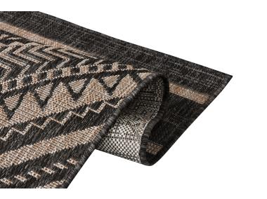 Zdjęcie: Dywan outdoor black aztec 60x90 cm Peru INDAVO