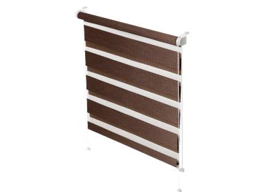 Zdjęcie: Roleta Mini Zebra Z-754  nature wenge 50x150 cm GARDINIA