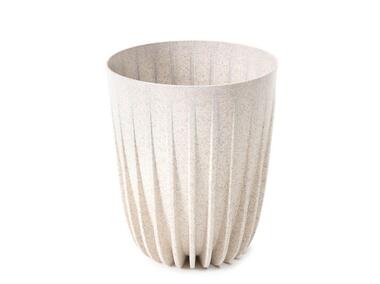 Zdjęcie: Doniczka Mira eco wood 14,5 cm biała LAMELA