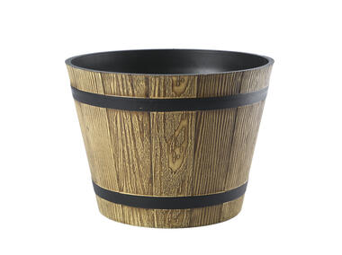 Zdjęcie: Donica Madera 30 cm brąz jasny VERDENIA