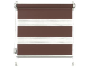 Zdjęcie: Roleta 105x140 cm Zebra II ciemny brąz DECODESIGN