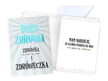 Zdjęcie: Karnet V-072 Dużo zdrowia KUKARTKA