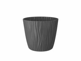 Doniczka Sahara 14 cm szara VERDENIA