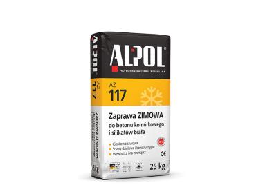 Zaprawa zimowa do betonu komórkowego i silikatów biała 25 kg AZ117 ALPOL