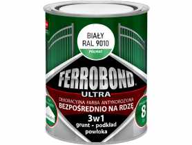 Farba antykorozyjna Ferrobond Ultra półmat biały 0,7L JURGA