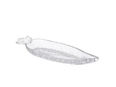 Zdjęcie: Patera szklana Marchewka 16,5x8x3,5 cm ALTOMDESIGN