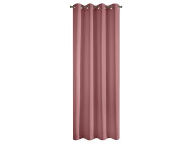 Zdjęcie: Zasłona gotowa Rita 140x250 cm ciemnoróżowy EUROFIRANY