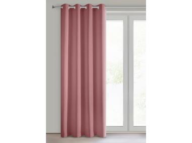 Zdjęcie: Zasłona gotowa Rita 140x250 cm ciemnoróżowy EUROFIRANY