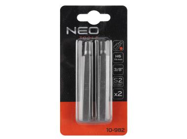 Zdjęcie: Końcówka HEX 6 x 75 mm, S2 x 2 szt. NEO