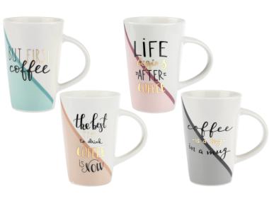 Zdjęcie: Kubek Motto 420 ml z porcelany New Bone DECOR
