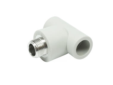Zdjęcie: Trójnik PP 25 mm x 1/2 x 25 mm gwint zewnętrzny TYCNER
