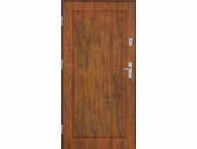Drzwi zewnętrzne stalowo-drewniane Disting Mario 01 Dąb złoty 100 cm lewe KR CENTER