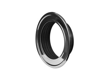Zdjęcie: Kołnierz przyścienny metalowybiały 110 mm AWENTA
